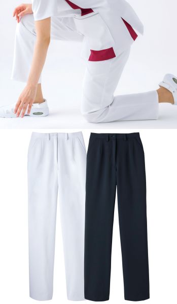 ナースウェア パンツ（米式パンツ）スラックス サーヴォ MPAL-1806 女性用パンツ 医療白衣com