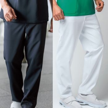ナースウェア パンツ（米式パンツ）スラックス サーヴォ MPAM-1807 男性用パンツ 医療白衣com