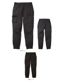 桑和 8378-07 ジョガーパンツ（ノータック）