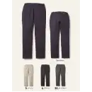 作業服JP 男女ペア パンツ（米式パンツ）スラックス 桑和 U7712-09 スラックス（ノータック、脇ゴム）