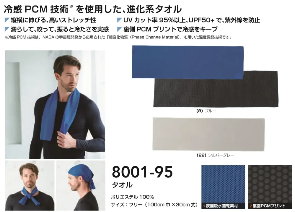 桑和 8001-95 タオル サイズ・スペック