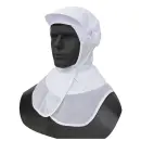 食品白衣jp 食品工場用 キャップ・帽子 シーズン DBP6710 吸汗速乾ケープ頭巾 ホワイト