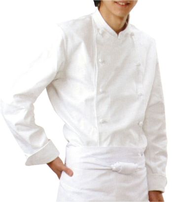 厨房・調理・売店用白衣 長袖コックコート シーズン KC3120 スタンダードコックコート 食品白衣jp