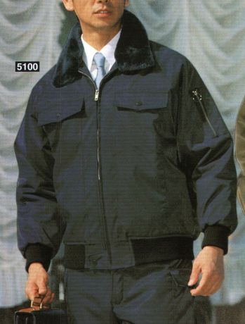 メンズワーキング 長袖ジャケット（ブルゾン・ジャンパー） たちばな 5100 ナイロンツイル パイロットジャンパー 作業服JP