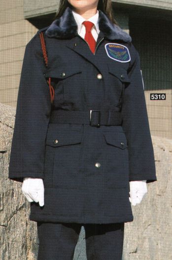 セキュリティウェア 防寒コート たちばな 5310 婦人警備服コート 作業服JP