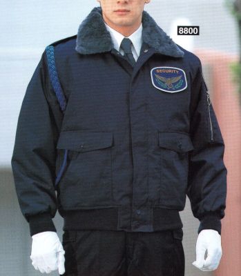 セキュリティウェア 防寒ジャケット（ブルゾン・ジャンパー） たちばな 8800 T／Cパイロットジャンパー 作業服JP