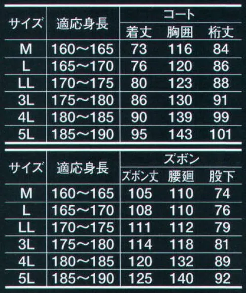 たちばな 176 レインコート 1535 雨中・夜間の警備・交通警備に最適のレインウェア  ※上下セットです。 サイズ／スペック