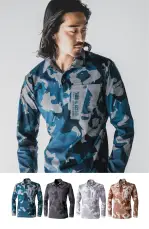メンズワーキング長袖ポロシャツ5992-614 