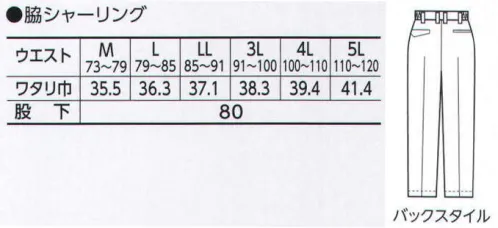 寅壱 1291-702 シャーリングスラックス ※リミテッド商品の為、在庫限りで終了となります。清潔感漂うデザイン。手頃さも魅力のひとつ。完成されたデザインですっきりと着こなせるシンプルスタイル。リーズナブルな価格も人気の秘密。ゆったり着られて、実は機能派のサマーマテリアル。色調がクールな分、思い切った着こなしをしても目立ちすぎることなく幅広いファンを獲得。バランスよくミックスされたポリエステル・綿の混紡素材。丈夫さとソフト感、しなやかさを生かした実力派のソフトバーバリー。素材の表面感はあくまで品格があり、しなやか。着心地も爽やかで、よりスマートなコーディネートが期待できます。オフィスや工場など、夏のさまざまな作業シーンを、より軽快・快適に演出してくれる素材です。混紡素材のため、優れた耐久性を備えており、ハードな職場環境においてもパワフルで、安心して作業に集中できます。また、度重なる洗濯にもタフで、春夏シーンに最適です。ポリエステル本来のイージーケア性も加味され、比較的お手入れも簡単です。さらに、コットンの吸汗性がプラスされ、汗による不快感も軽減してくれます。※「30 ブルーグレー」「48 カラシ」は、販売を終了致しました。 サイズ／スペック