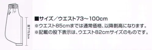 寅壱 4309-441 寅壱ニッカG さらに躍動感のあるセンス。スタイリッシュな極上ストライプ。その風合い、色合いに、よりオリジナリティを感じるのがこの素材。変わり織りというだけでも個性的だが、さらにピンストライプを加えた個性派。もちろん、ポリエステル100％で、タフさは折紙付き。洗濯後の手入れも簡単で、乾きやすいのもありがたい特徴だ。ラインアップは人気の高いボトムに、精悍さが際立つ2つのオープンシャツとトビシャツ、ベスト。定番アイテムながら、よりアクティブでシャープな雰囲気が漂うアイテム揃い。伊達男たちの美意識を刺激する多彩なコーディネートが楽しみだ。胴付きが基本で、裾がよりワイド。高い機能性に裏付けされたシルエット。※記載の股下表示は、ウエスト82センチサイズのものです。※「65 オリーブブラウン」は、販売を終了致しました。 サイズ／スペック