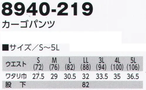 寅壱 8940-219 カーゴパンツ 伸縮回復性のヒッコリーデニムに、バイオウォッシュ加工をプラス。細身でもダイナミックな動きをしっかりサポート。ヴィンテージデニムを踏襲し、ファスナーやボタンホールにも独自の色使いを施し、ディテールにもこだわりつくした一着です。●収縮率10％以上の11オンスデニム素材。●切替デザインで機能美を追求。●ヒッコリーの縦ストライプがヴィンテージ感を高める。●バイオウォッシュと職人の手による摩擦加工。※この製品は、通常よりも大きな収縮加工を施しているため、サイズに若干の誤差が出る場合があります。予めご了承ください。 サイズ／スペック