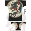 祭り用品jp 祭り半天・シャツ 鯉口シャツ 江戸一 EBA-KOI-3L 絵羽鯉口シャツ(女性)龍