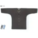 祭り用品jp 祭り半天・シャツ 鯉口シャツ 江戸一 EDOKOMON-KOI-8 鯉口シャツ（江戸小紋）（大人） 業平格子