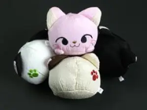 お手玉・かまってにゃんコ・ちりめん招きねこ・ピンク