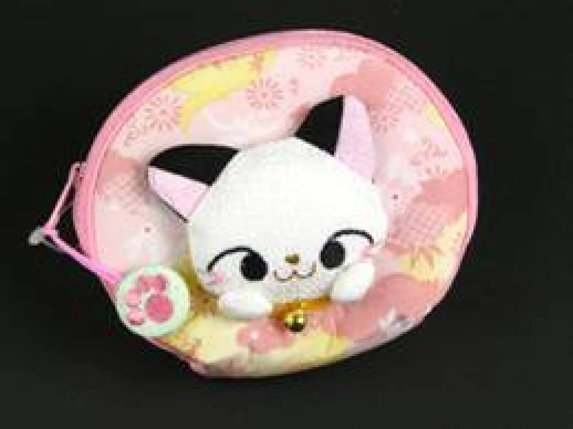 寺子屋 POUCH-1 ポーチ・かまってにゃんコ・ちりめん招きねこ・白 ちりめん招き猫・かまってにゃんこのポーチです。