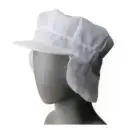 傳馬屋 1393 八角帽オールメッシュ（タレ付）