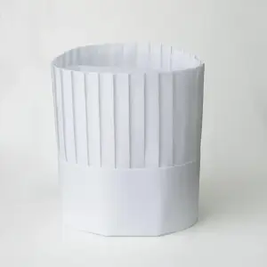 PALクラシックシェフハット/不織布コック帽子（高さ20cm）10枚袋入