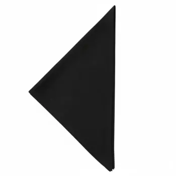 厨房・調理・売店用白衣 三角巾 傳馬屋 1755 三角巾（ブラック） 食品白衣jp