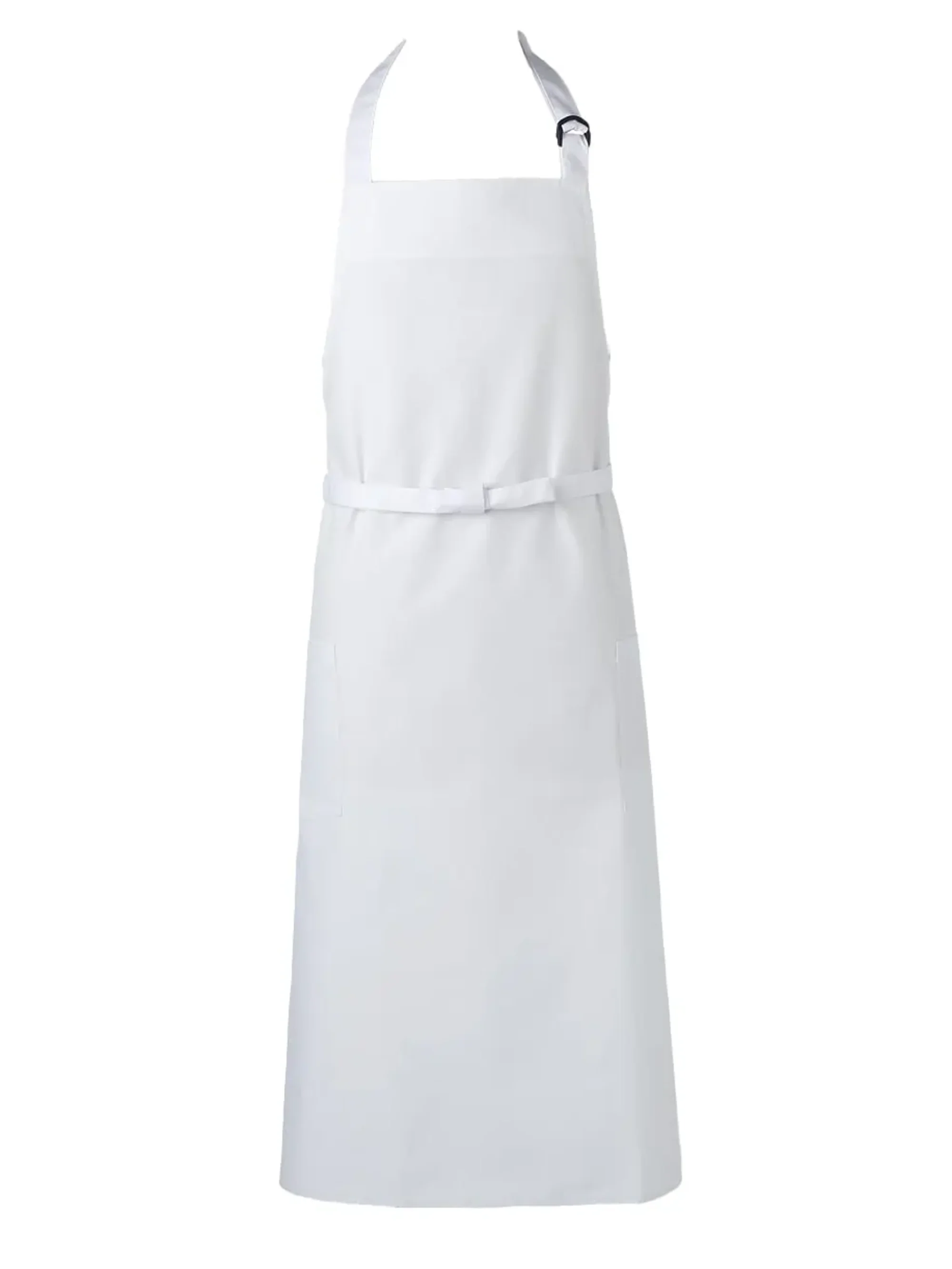 傳馬屋 2070-10 胸付ソムリエエプロン（ホワイト）