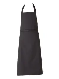 傳馬屋 2070-16 胸付ソムリエエプロン（ダークグレー）