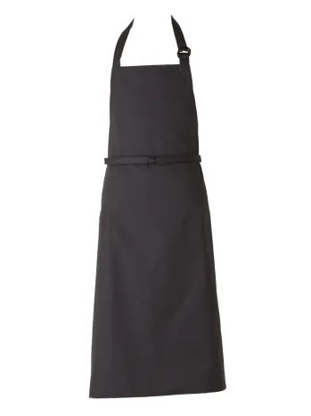 傳馬屋 2070-16 胸付ソムリエエプロン(ダークグレー)