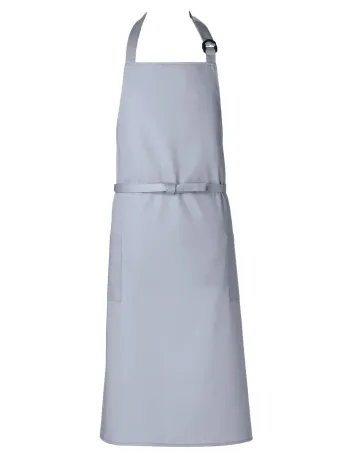 厨房・調理・売店用白衣 ソムリエエプロン 傳馬屋 2070-17 胸付ソムリエエプロン（グレー） 食品白衣jp