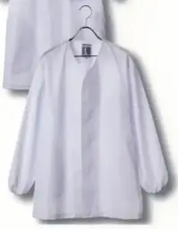 傳馬屋 3210 男子衿なし調理服 長袖
