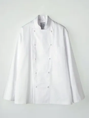 厨房・調理・売店用白衣 長袖コックコート 傳馬屋 3830 シェフコート 長袖 食品白衣jp