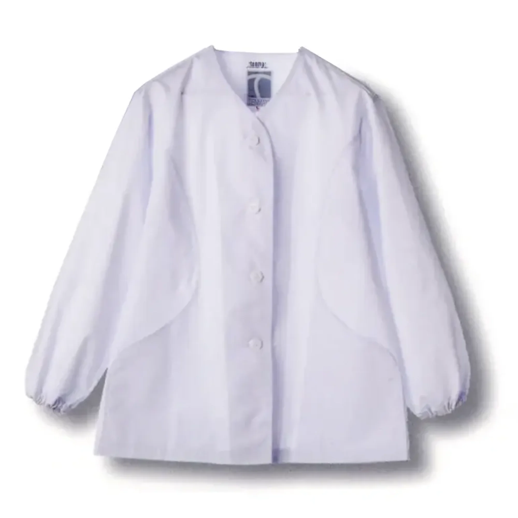 傳馬屋 4210 女子衿なし調理服 長袖