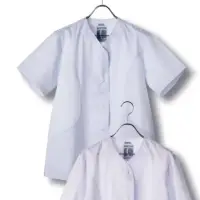 傳馬屋 4212 女子衿なし調理服 半袖