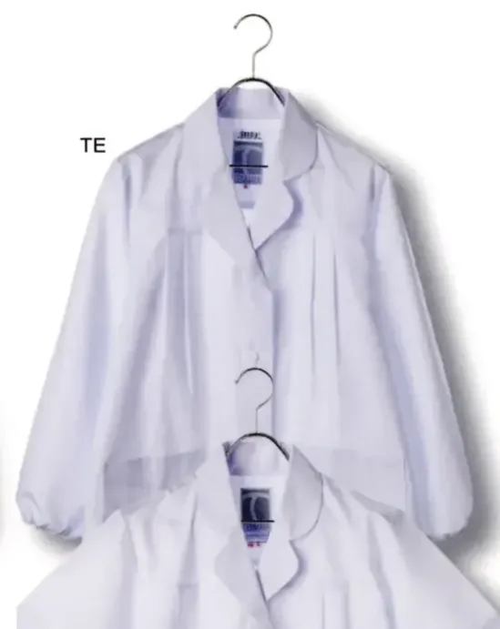 傳馬屋 4320TE 女子丸衿調理服 長袖