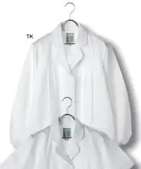 傳馬屋 4320TK 女子丸衿調理服 長袖