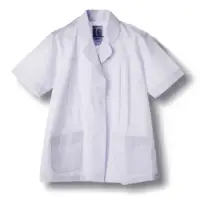 傳馬屋 4322TE 女子丸衿調理服 半袖