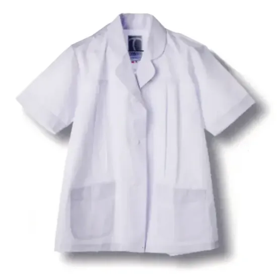 傳馬屋 4322TE 女子丸衿調理服 半袖