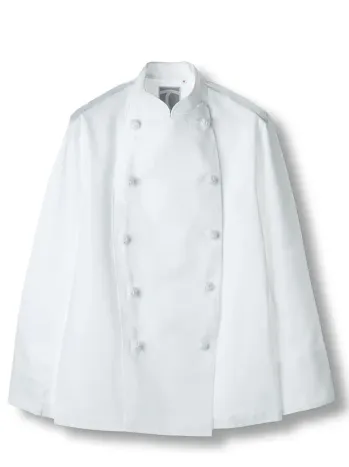 厨房・調理・売店用白衣 長袖コックコート 傳馬屋 4420 女子コックコート 食品白衣jp