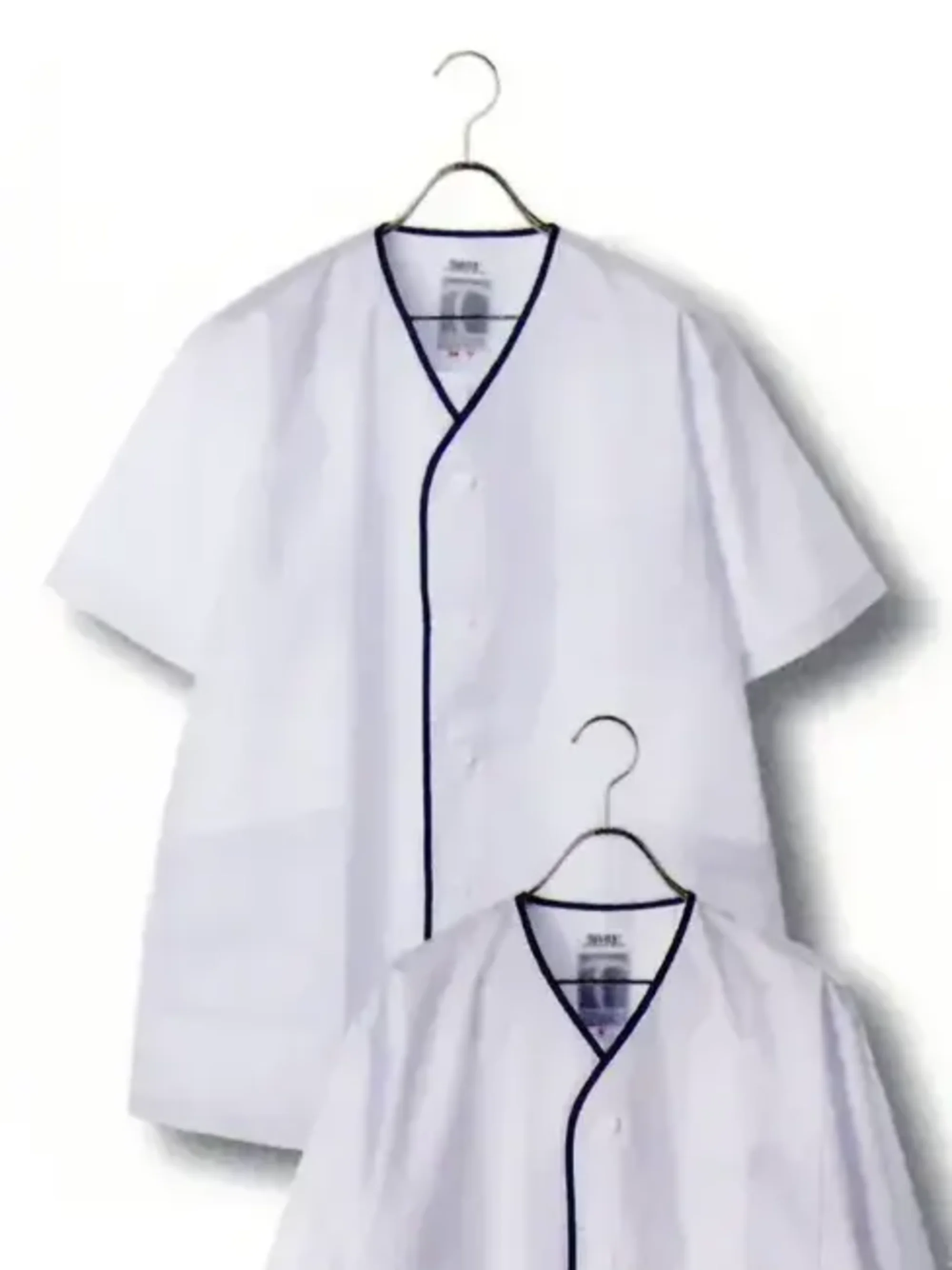 傳馬屋 5212 男子ラインコート 半袖