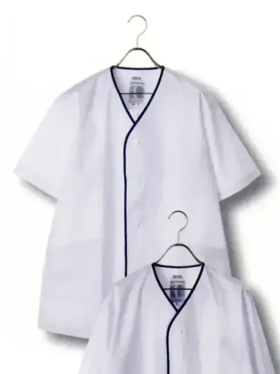 傳馬屋 5212 男子ラインコート 半袖