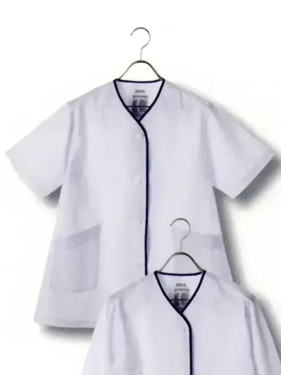 傳馬屋 6212 女子ラインコート 半袖