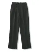 傳馬屋 9200 ツータックパンツ（ブラック）