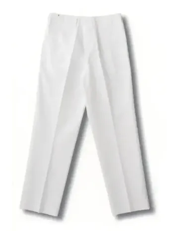 厨房・調理・売店用白衣 パンツ（米式パンツ）スラックス 傳馬屋 9300 男子白パンツ 食品白衣jp