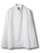 傳馬屋 C100-10-KB コックコート 長袖（クルミボタン）