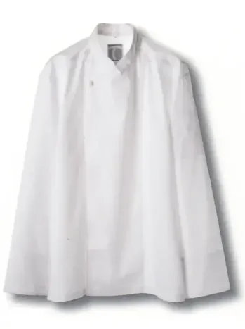 厨房・調理・売店用白衣 長袖コックコート 傳馬屋 C100-10-KB コックコート 長袖（クルミボタン） 食品白衣jp