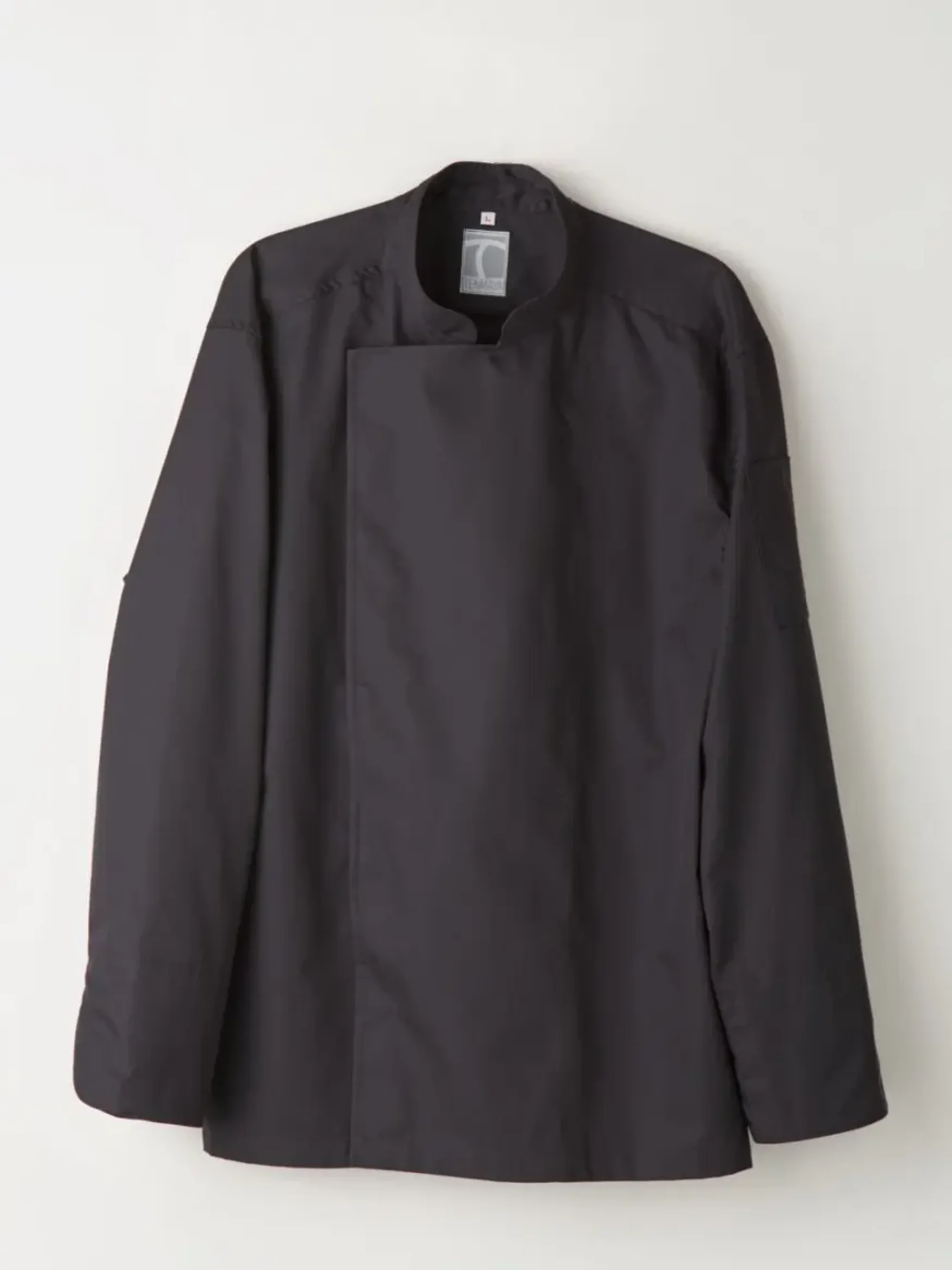 傳馬屋 C100-16 コックコート 長袖（ダークグレー）