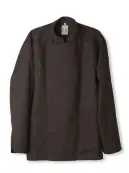 傳馬屋 C100-18 コックコート 長袖（モカ）