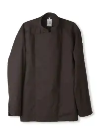 傳馬屋 C100-18 コックコート 長袖（モカ）