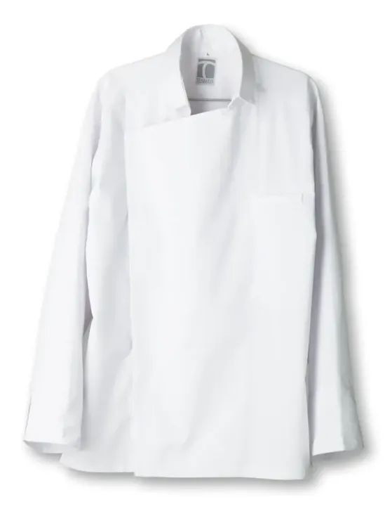 傳馬屋 C180-10 コックコート衿付 長袖