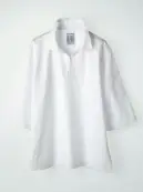 傳馬屋 C212-10 コックシャツ衿付 半袖