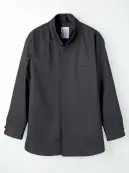 傳馬屋 C720-15 コックシャツ 長袖（ブラック）