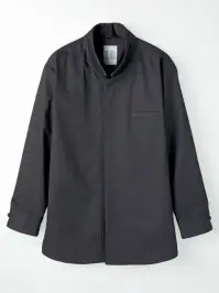 傳馬屋 C720-15 コックシャツ 長袖（ブラック）