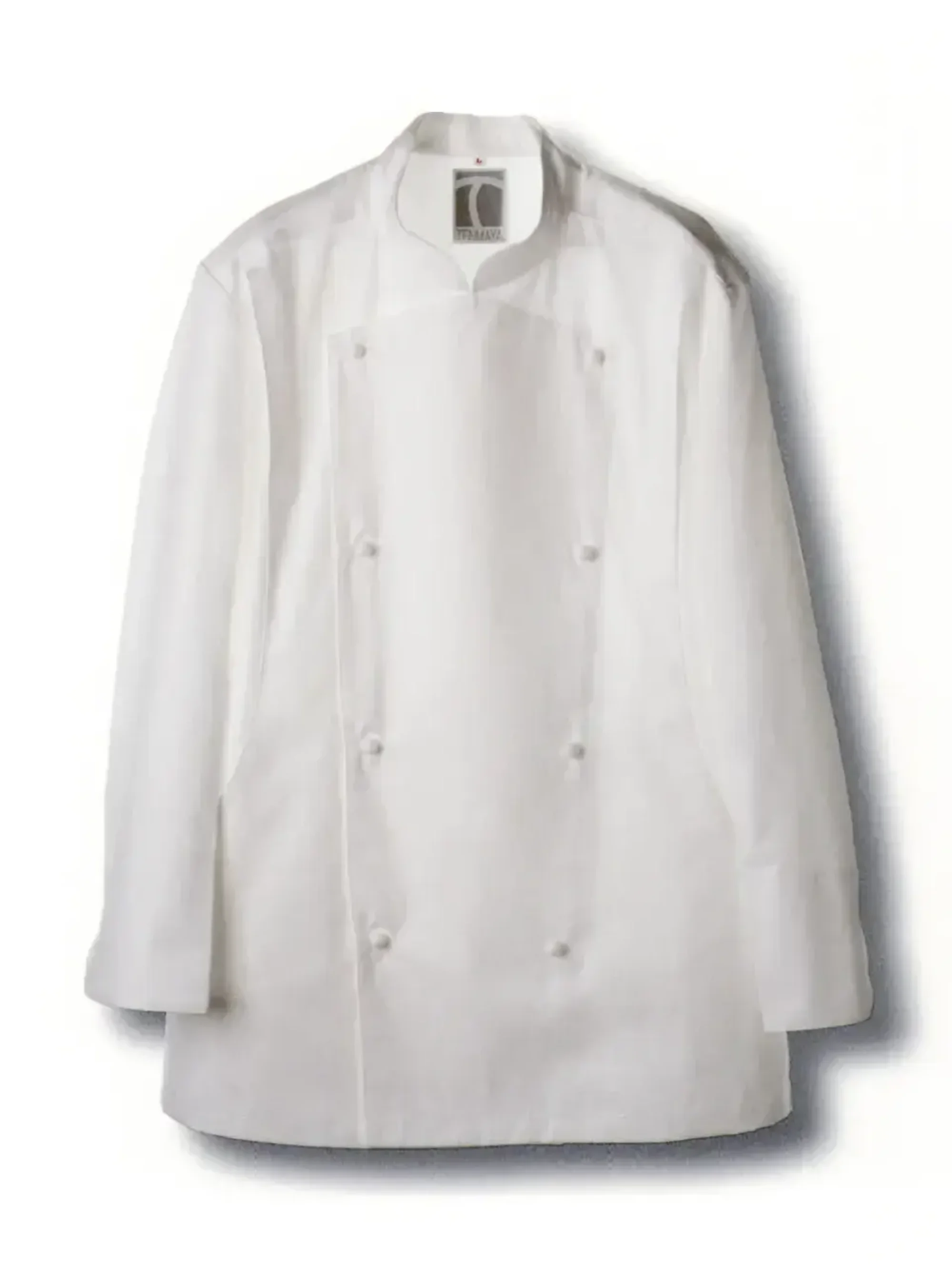 傳馬屋 C810-10 シェフジャケット 長袖（オフホワイト）受注生産